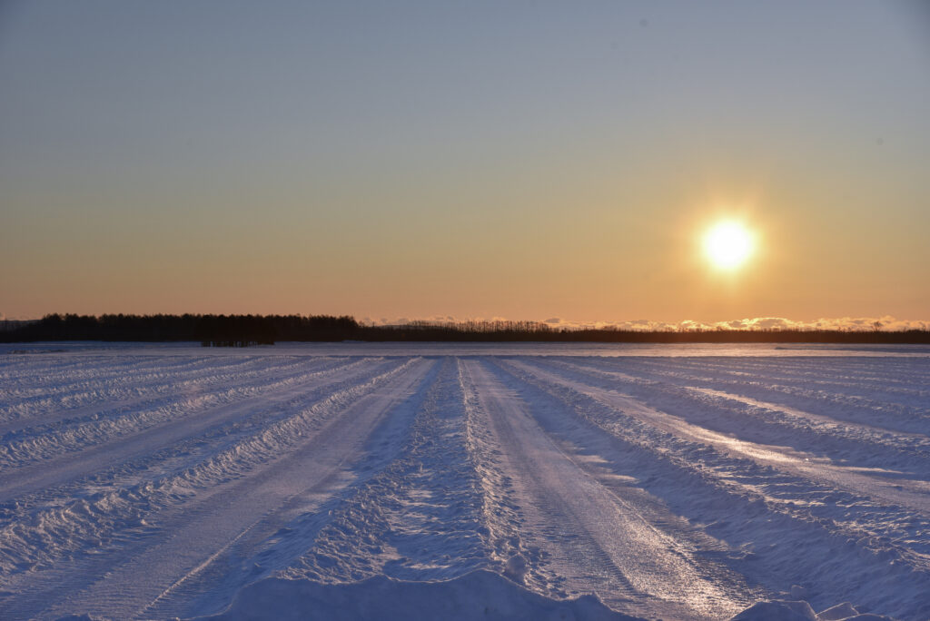 仕事始めの日の出